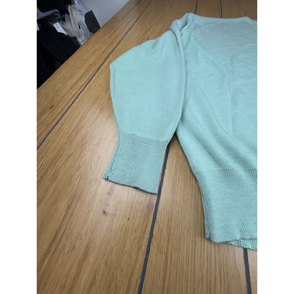 Vintage Izod V-Neck Pullover Sweater Green USA Made‎ 100% Acrylic Mens XL - Picture 16 of 16